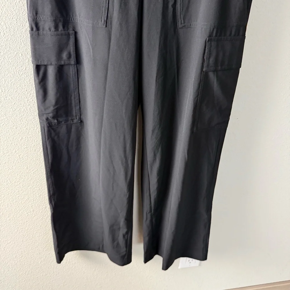 Athleta Brooklyn Heights High Rise Cargo Pant Black Casual Athleisure Women’s 2 - Picture 5 of 13